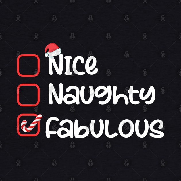 Nice Naughty Fabulous Christmas List Santa Claus by Mash92